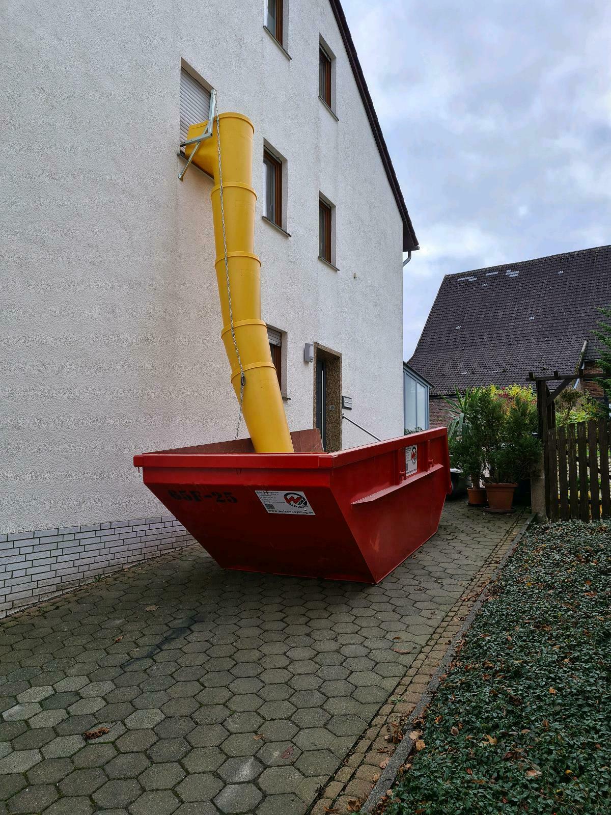 Bauschuttrutsche 9,30m